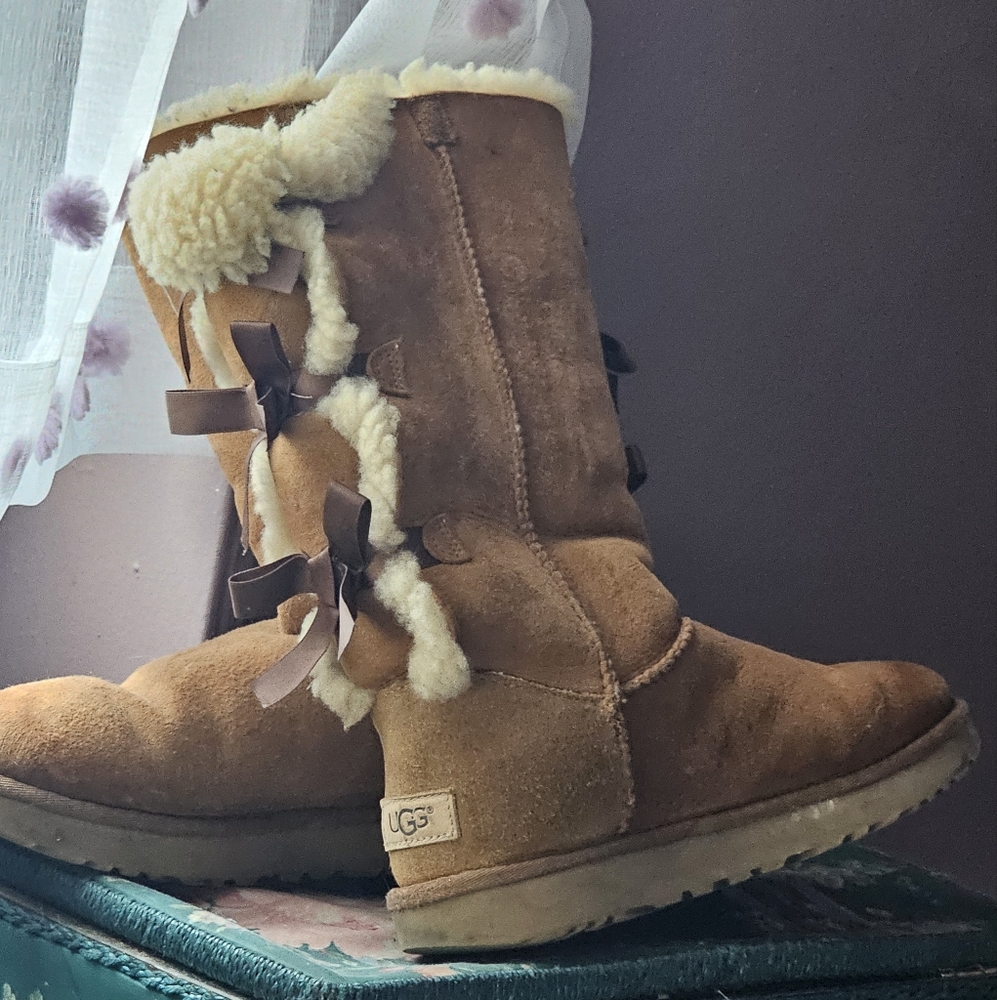 Warm Tan Suede Boot